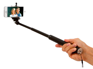 Bastão Pau Selfie Botão Disparo 78cm P2 Portátil Fotos Video png